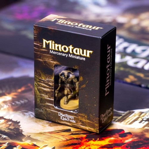 Dwellings Of Eldervale 2nd Edition Minotaur Mercenary Miniature