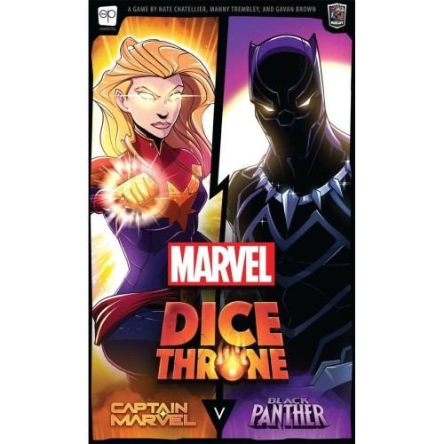 Marvel Dice Throne Captain Marvel vs Black Panther
