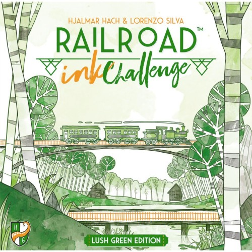 Railroad Ink Challenge Lush Green Edition