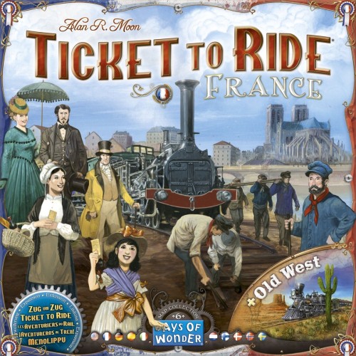 Ticket To Ride France & Old West Map Collection
